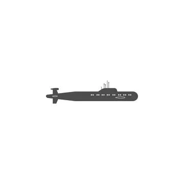Submarine icon. Elements of water craft from above. Premium quality graphic Ilustração Stock
