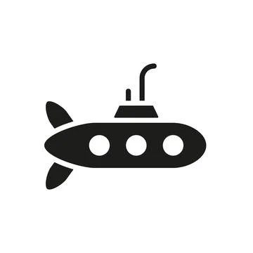 Submarine icon vector design templates simple and modern Stock Illustration