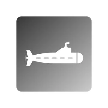Submarine icon vector Stock Illustration