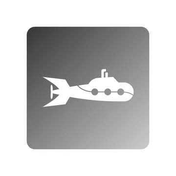 Submarine icon vector Stock Illustration