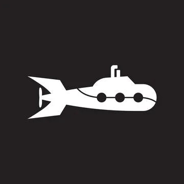 Submarine icon vector Stock Illustration