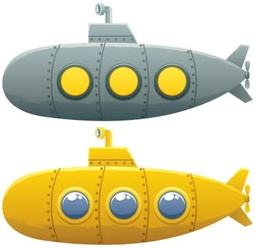Submarine 库存插图