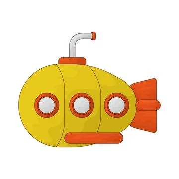 Submarine illustration Stock Illustration