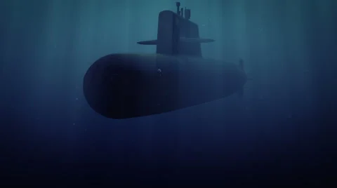 Submarine launching torpedos Video stock 45782074