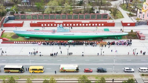 Submarine monument Stock-Footage 107872383