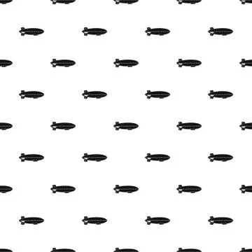 Submarine pattern, simple style Stock Illustration