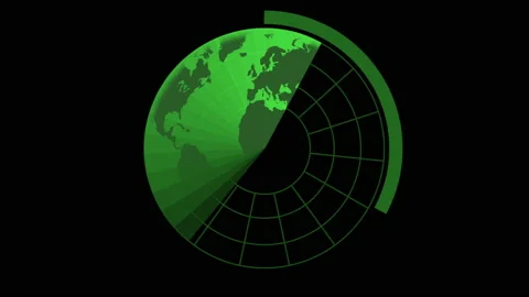 Submarine Radar Effect Stock Footage 142784582