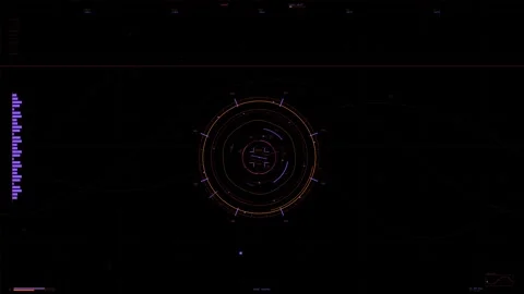 Submarine Satcom Relay HUD ? Sci-Fi Signal Animation 4K Stock Footage 330697854