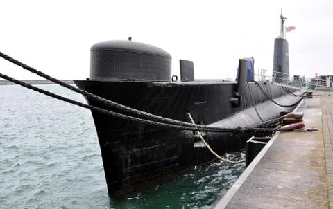 Submarine at sea Stock Photos