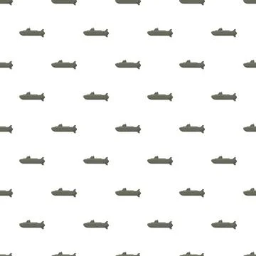 Submarine seamless pattern for underwater navigation concepts Stock Illustration