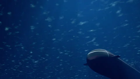 Submarine(Typhoon)  under Water 動画素材 148040052