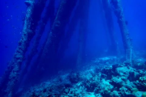 Submerged Structures Stock Photos