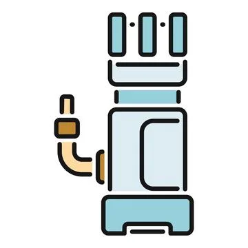 Submersible pump icon representing water system technology Stock Illustration