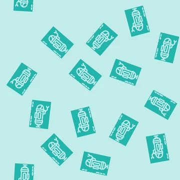 Submersible world ocean glyph vector seamless pattern イラスト素材