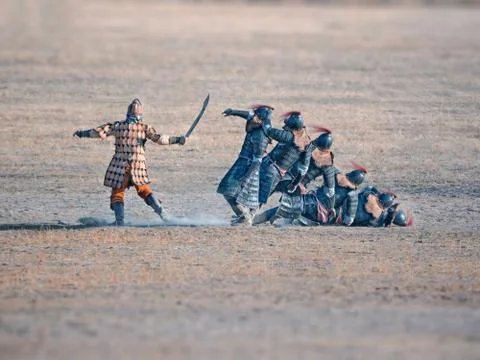 Submission to the reconstruction. Stock Photos