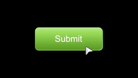 Submit Button Click Animation, Form Submit UI Motion Graphic, Cursor Click I Vídeos de archivo 336035622