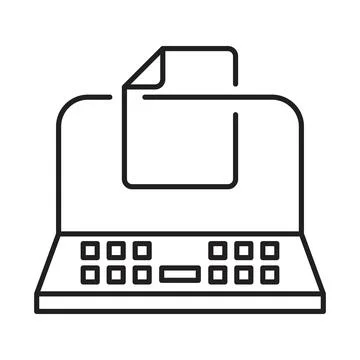 Submit document vector icon design template Stock Illustration