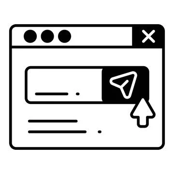 Submit Dualtone Icon Stock Illustration