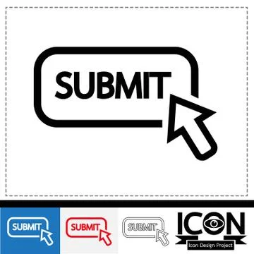 Submit icon Stock Illustration