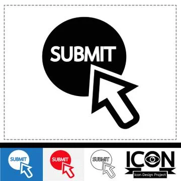 Submit icon 스톡 일러스트
