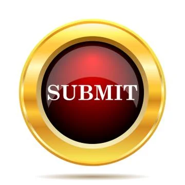 Submit icon. Internet button on white background.. Stock Illustration