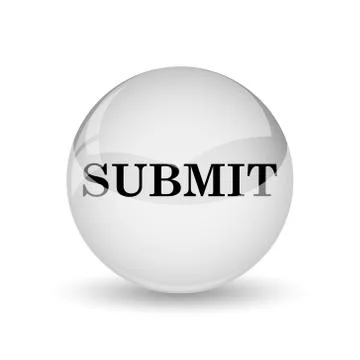 Submit icon. Internet button on white background. イラスト素材