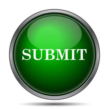 Submit icon. Internet button on white background.. Stock Illustration