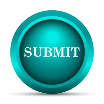 Submit icon. Internet button on white background.. Stock Illustration