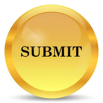 Submit icon. Internet button on white background.. Stock Illustration