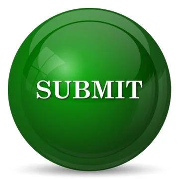 Submit icon. Internet button on white background.. Stock Illustration