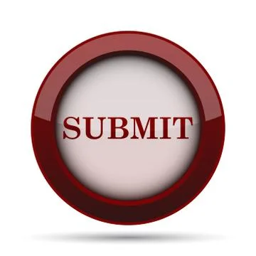 Submit icon. Internet button on white background. . イラスト素材