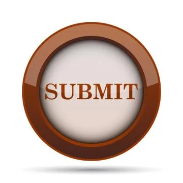 Submit icon. Internet button on white background. . イラスト素材