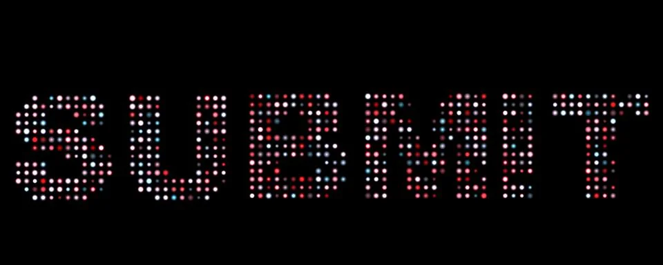 Submit led text Stock Illustration