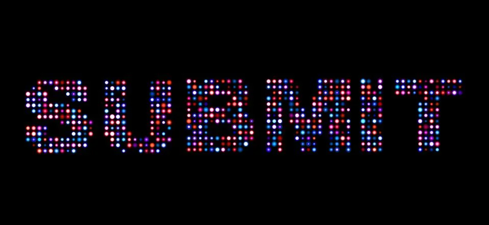 Submit led text 스톡 일러스트
