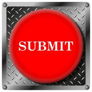Submit metallic icon 스톡 일러스트
