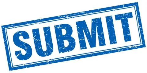 Submit square stamp Illustrazione stock