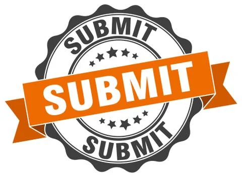 Submit stamp. sign. seal Stock Illustration
