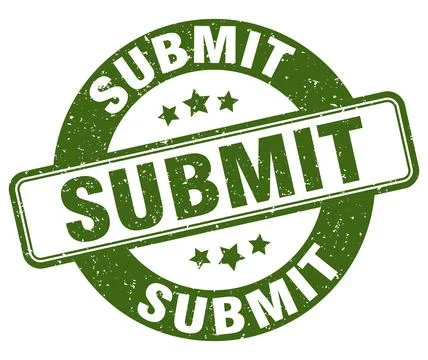 Submit stamp. submit label. round grunge sign Illustrazione stock