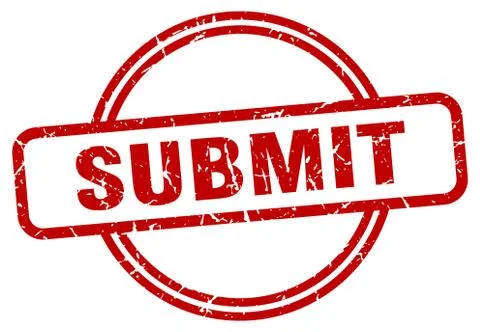 Submit stamp. submit round vintage grunge sign. submit Illustrazione stock