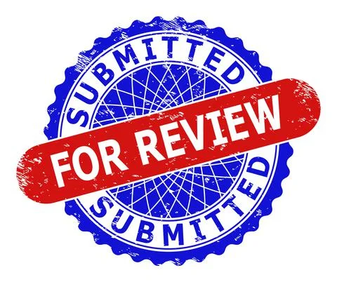 SUBMITTED FOR REVIEW Rosette and Rounded Rectangle Bicolor Stamp Using Distress Stock Illustration