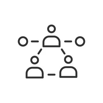 Subnetwork, icon in line design. Subnetwork, network, IP, subnet, address Stock Illustration