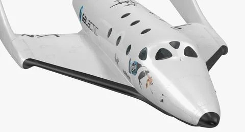 3D Model: Suborbital Spaceplane SpaceShipTwo #90918671