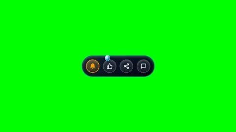 Subscribe 3D Flip Sequence Card Green Screen Motion 스톡 동영상 346968893