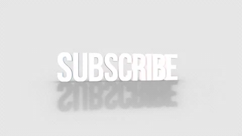 Subscribe 3D Text spinning on an orange background. Looped video.4K 動画素材 276680793