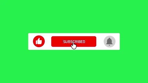 Like, subscribe and bell button reminder lower thirds animation Stock Footage 321240195