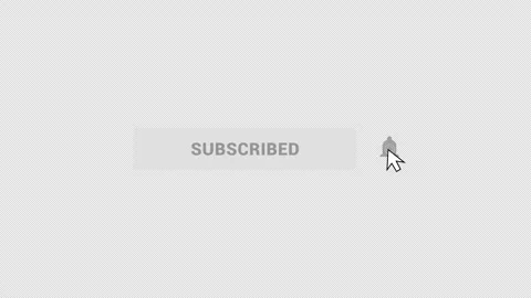 Subscribe and Bell Buttons on a Transparent Background Stockbeeldmateriaal 260906579