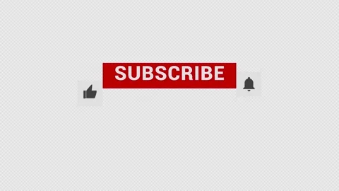 Like, Subscribe, and Bell Buttons on a Transparent Background 스톡 동영상 261837313