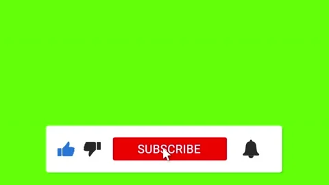 Like, Subscribe And Bell Notification Reminder Button Animation For Youtube Stock Footage 196790849
