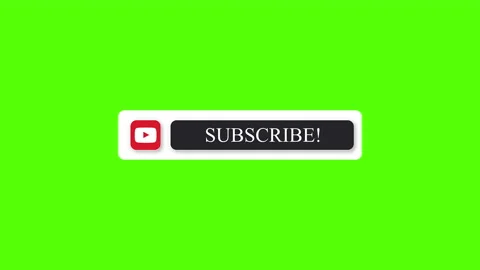 Subscribe And Bell Notification Reminder Button Animation For Youtube Stock Footage 204794445