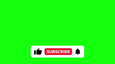 Like subscribe and notification bell button animation red square Stock Footage 325831066